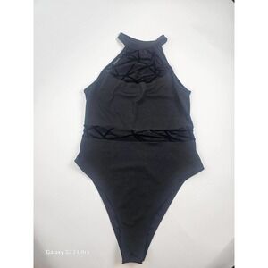 Women's, szL SweatyRocks bodysuit, high neck, Sleeveless, NWT